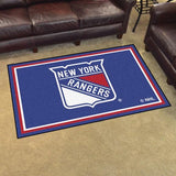 New York Rangers Ultra Plush Area Rug - Military Republic