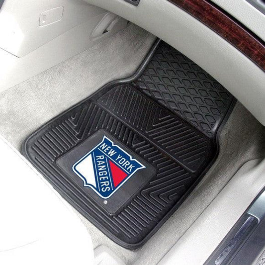 New York Rangers 2pk Heavy Duty Vinyl Car Mat Set - Military Republic