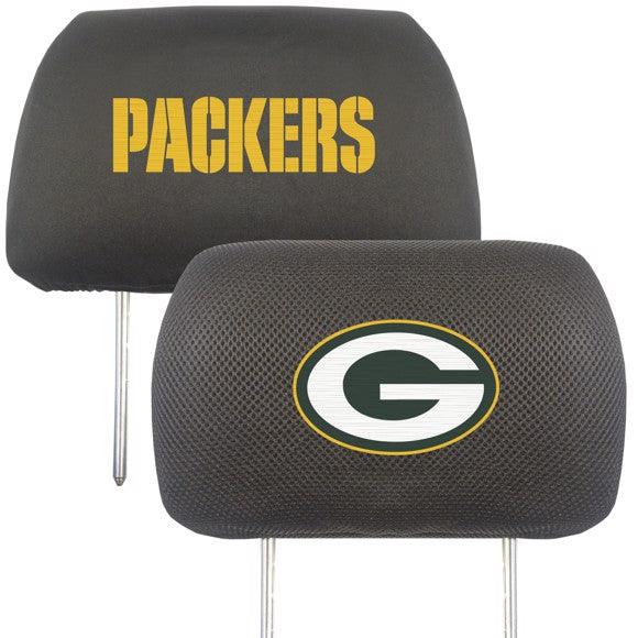 Green Bay Packers Team Color Printed Headrest Cover - Military Republic