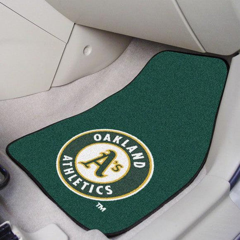Oakland Athletics 2Pk Carpet Car Mat Set - Military Republic