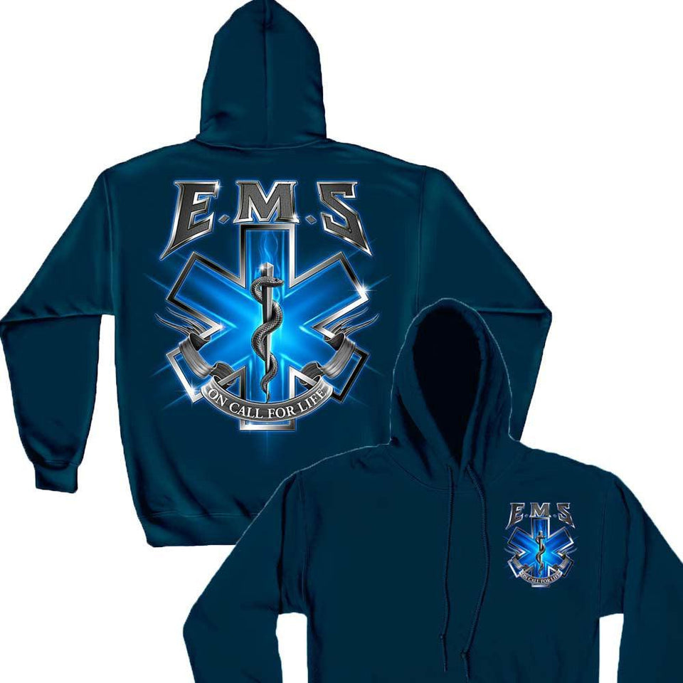 On Call For Life EMS Hoodie-Military Republic