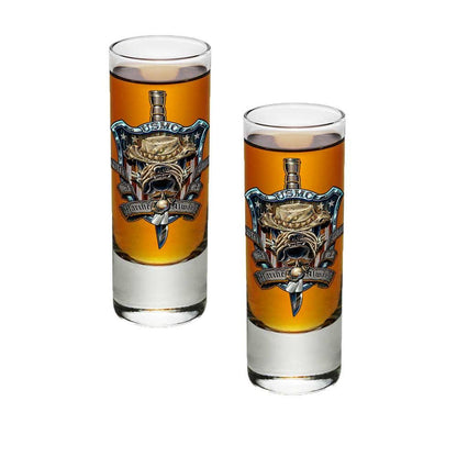 Once A Marine Always A Marine Glasses-Military Republic