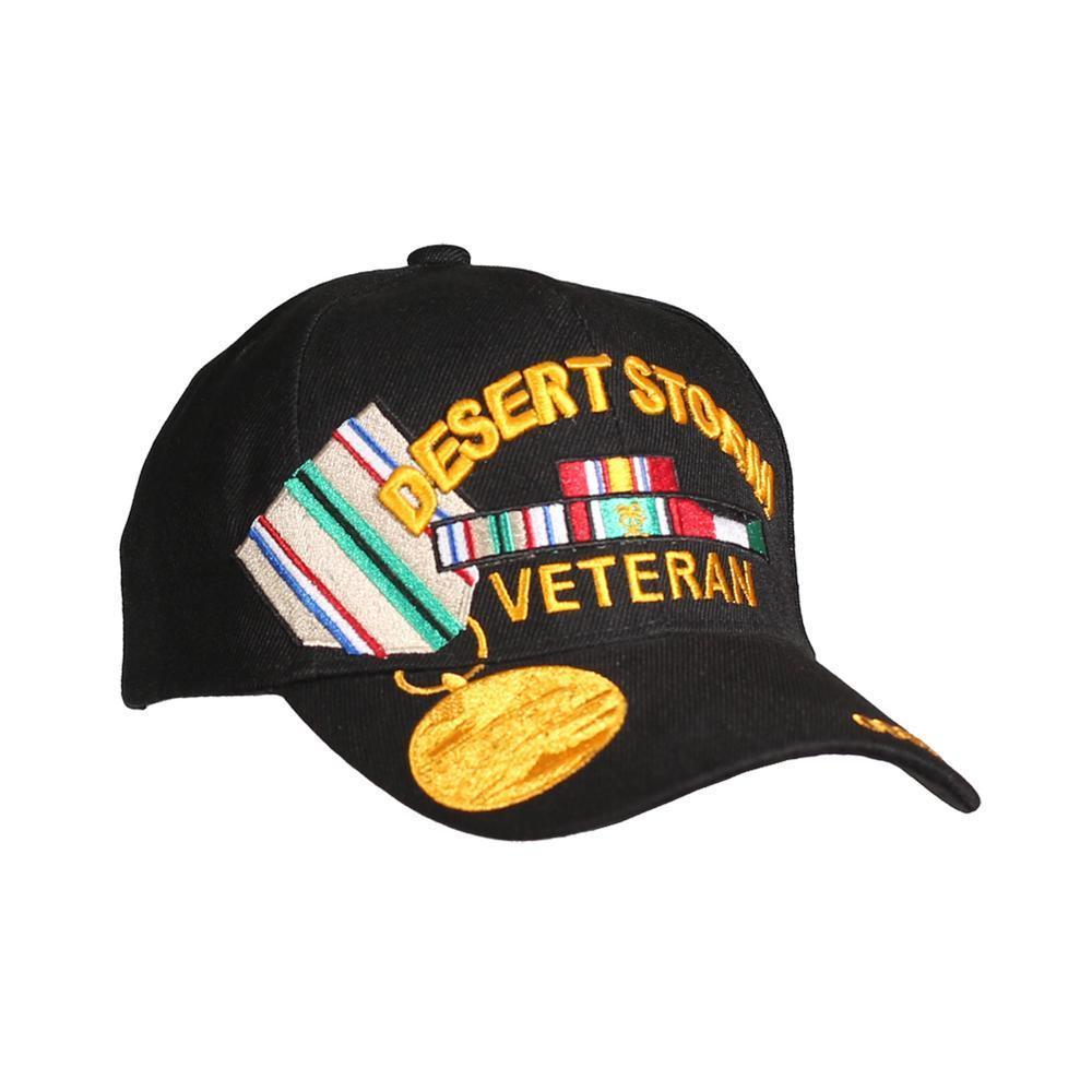 Operations Desert Storm Medal Veteran Embroidered Hat-Military Republic