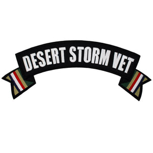 Operation Desert Storm Veteran - Large 10x4 Rocker Patch - Military Republic