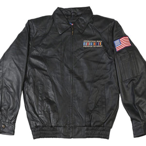 Operation Iraq Freedom Veteran Leather Jacket-Military Republic