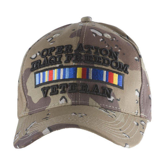 Operation Iraqi Freedom Veteran Camo Cap - Military Republic