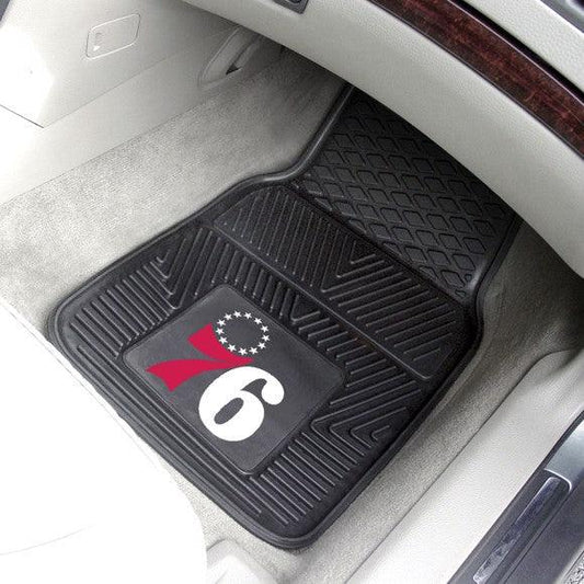 Philadelphia 76ers 2pk Heavy Duty Vinyl Car Mat Set - Military Republic