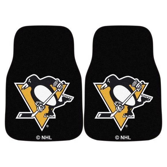 Pittsburgh Penguins  2Pk Carpet Car Mat Set - Military Republic