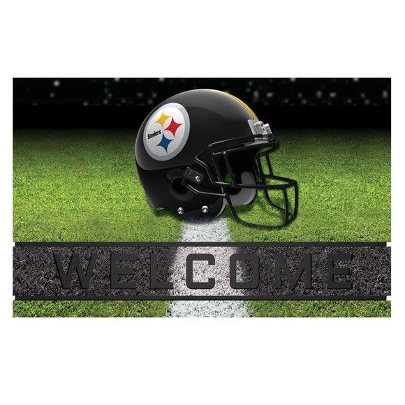 Pittsburgh Steelers Heavy Duty Crumb Rubber Door Mat - Military Republic