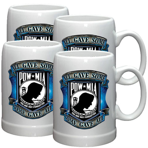 POW MIA Stoneware Mug Set-Military Republic
