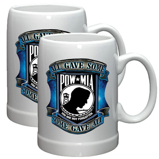 POW MIA Stoneware Mug Set-Military Republic