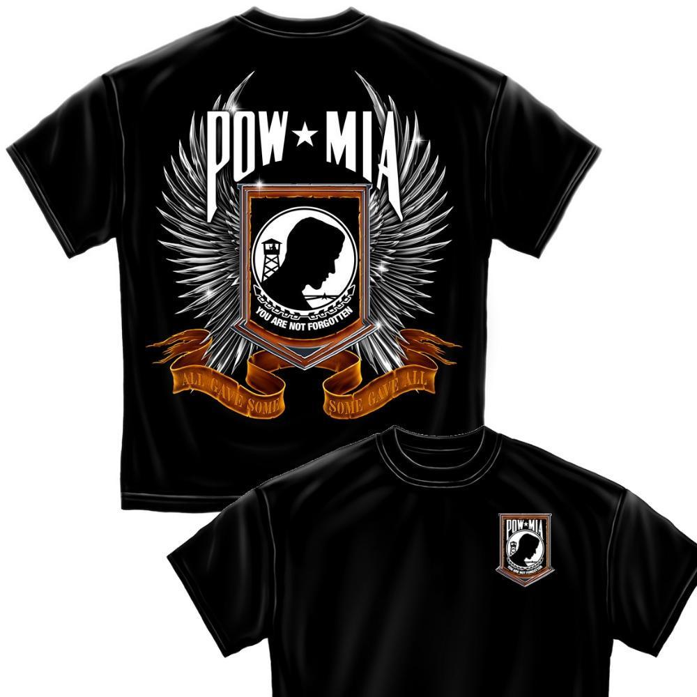 POW-MIA Chrome Wings Premium Hoodie - Military Republic