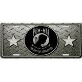 P.O.W. You Are Not Forgotten On Diamond License Plate - Military Republic