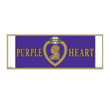 Purple Heart 3"x9" Bumper Sticker - Military Republic