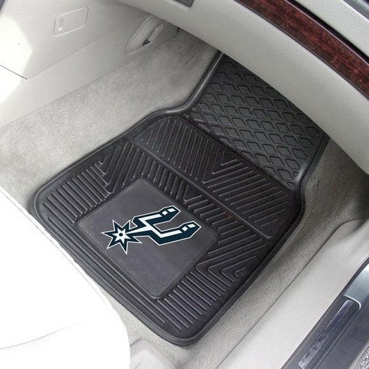 San Antonio Spurs 2pk Heavy Duty Vinyl Car Mat Set - Military Republic