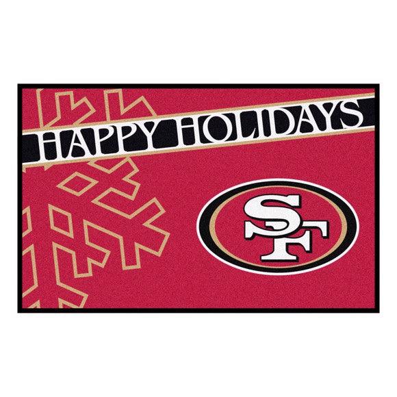 San Francisco 49ers Holiday Sweater Starter Mat