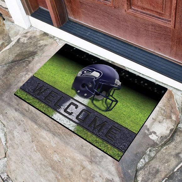 Seattle Seahawks Heavy Duty Crumb Rubber Door Mat - Military Republic