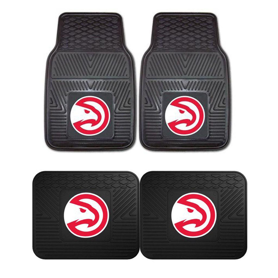 Atlanta Hawks 2pk Heavy Duty Vinyl Car Mat Set - Military Republic