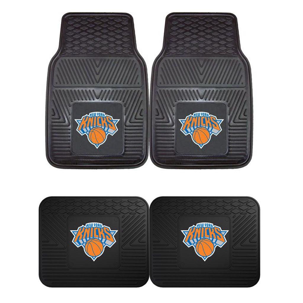 New York Knicks 2pk Heavy Duty Vinyl Car Mat Set - Military Republic