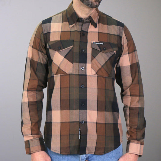Long Sleeve Sidewinder Flannel Shirt for Men - Military Republic