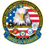 American Warriors Aluminum Sign – Military Republic
