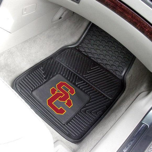 University of Southern California 2pk Heavy Duty Vinyl Car Mat Set - Military Republic