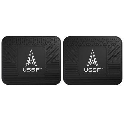 U.S. Space Force 2 Piece Vinyl Rear side Car Mat - Military Republic