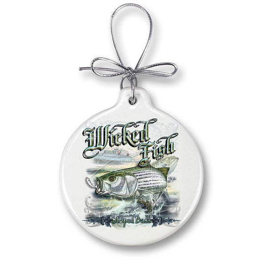 Striped Bass Christmas Ornament - Military Republic