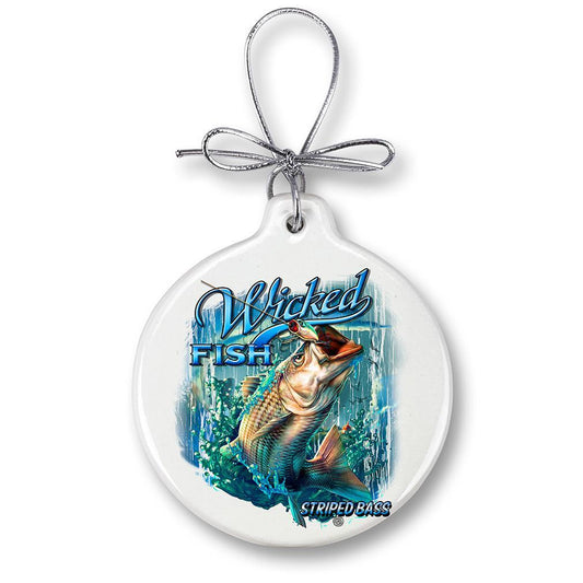 Striped-Bass Christmas Ornament - Military Republic