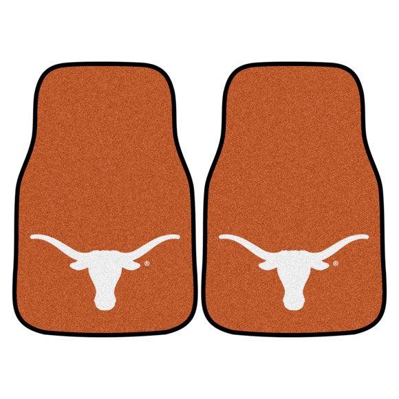 University of Texas 2Pk Carpet Car Mat Set - Military Republic