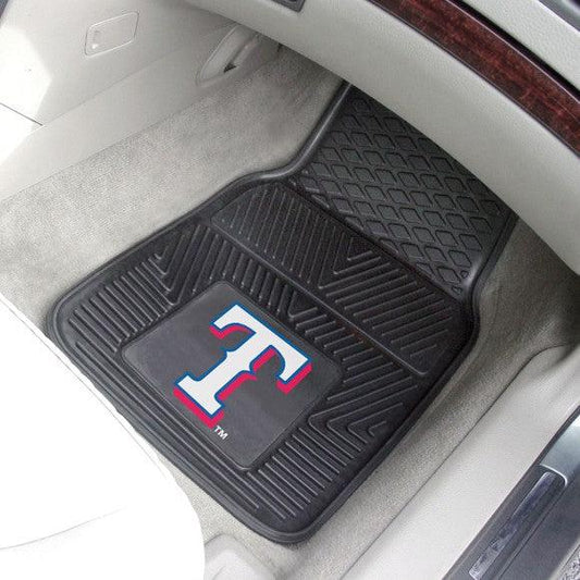 Texas Rangers 2pk Heavy Duty Vinyl Car Mat Set - Military Republic