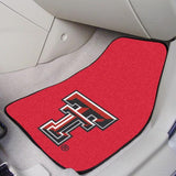 Texas Tech University 2Pk Carpet Car Mat Set - Military Republic