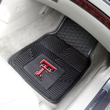 Texas Tech University 2pk Heavy Duty Vinyl Car Mat Set - Military Republic