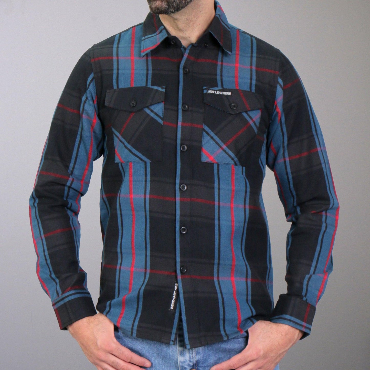 Long Sleeve The King Flannel Shirt for Men - Military Republic