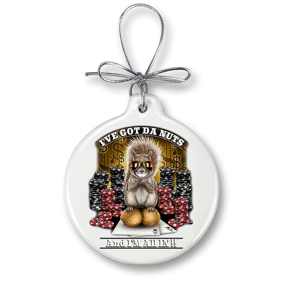 The Nuts Poker Christmas Ornament - Military Republic