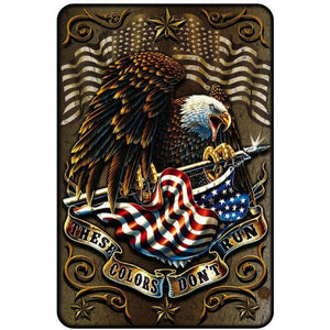 These Colors Don't Run Aluminum Sign-Military Republic