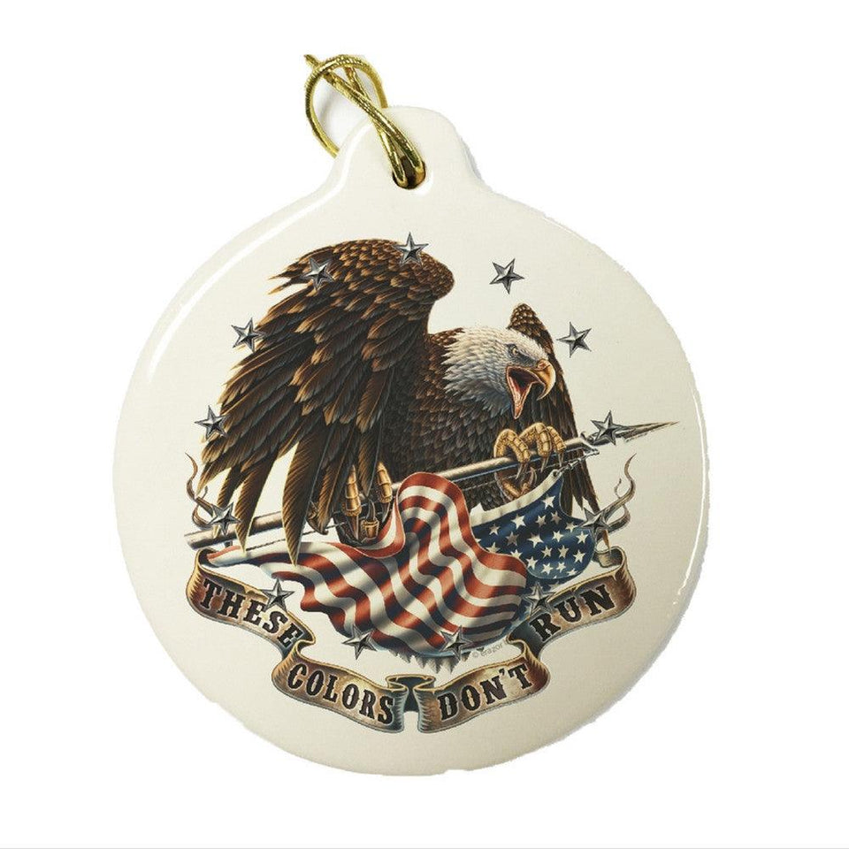 These Colors Don't Run Christmas Ornament-Military Republic
