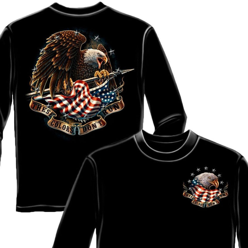 These Colors Don't Run Long Sleeve Shirt-Military Republic
