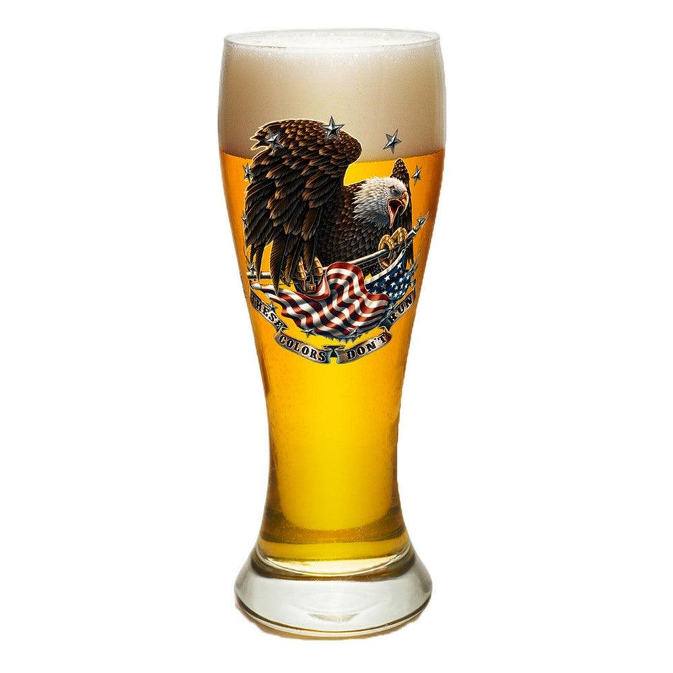 These Colors Don't Run Pilsner Glass Set-Military Republic