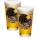 These Colors Don't Run Pint Glasses-Military Republic