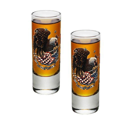 These Colors Don't Run Shot Glasses-Military Republic