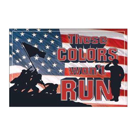 These Colors Won't Run Tin Sign-Military Republic