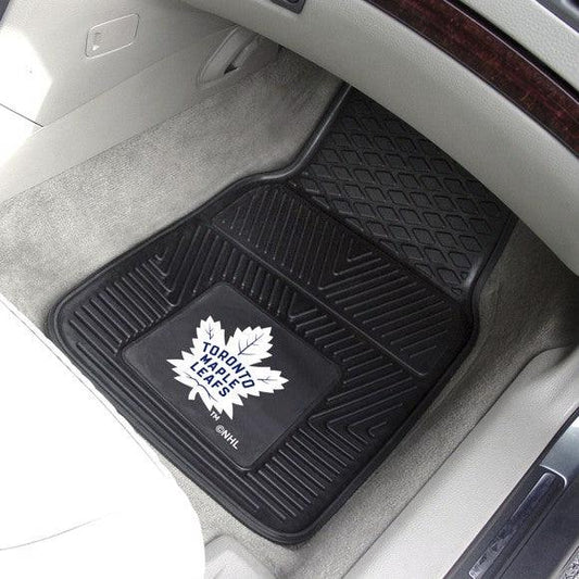 Toronto Maple Leafs 2pk Heavy Duty Vinyl Car Mat Set - Military Republic