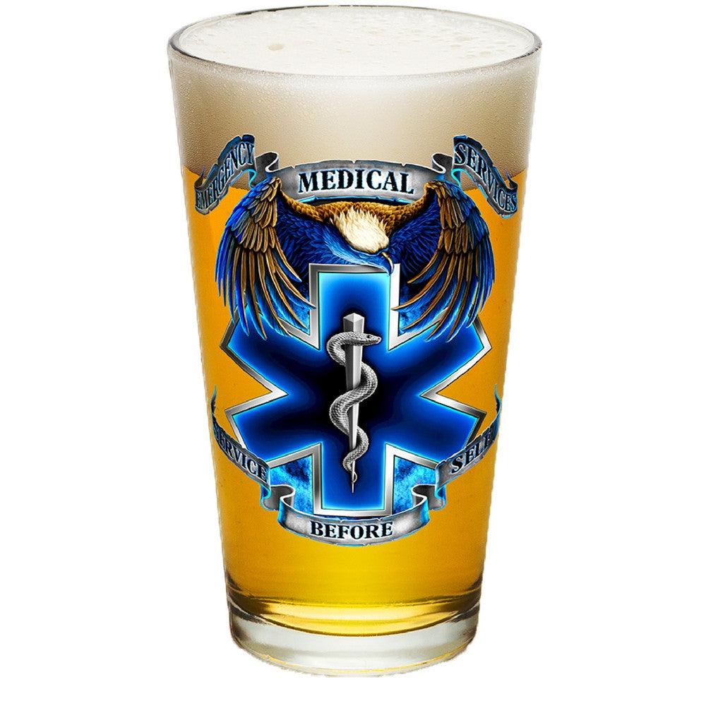 True Heroes EMS Pint Glasses – Military Republic