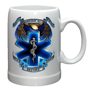 True Heroes EMS Stoneware Mug Set-Military Republic