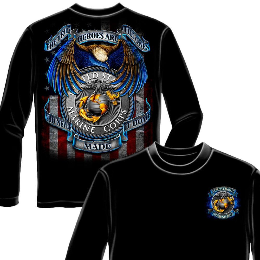 True Heroes USMC Long Sleeve Shirt-Military Republic