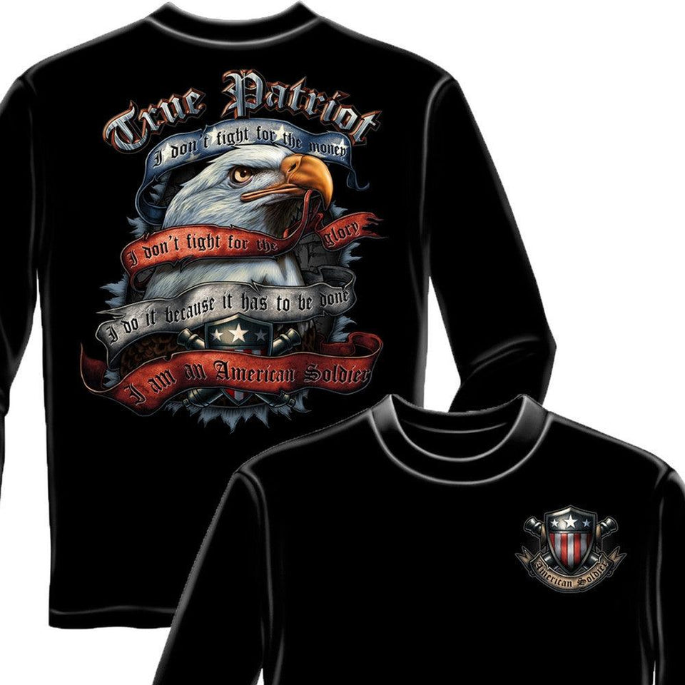 True Patriot Long Sleeve Shirt-Military Republic