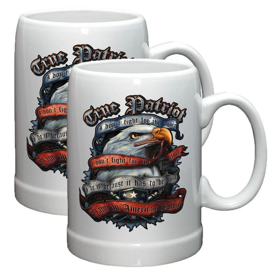 True Patriot Stoneware Mug Set-Military Republic