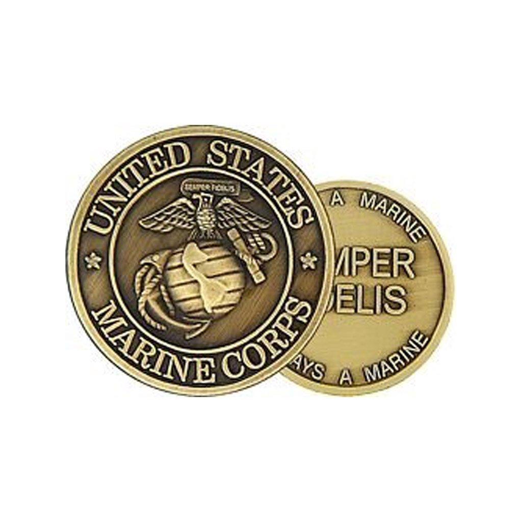 U. S. Marine Corps Insignia Challenge Coin (38MM) - Military Republic