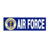 United States Air Force 3"x9" Bumper Sticker-Military Republic